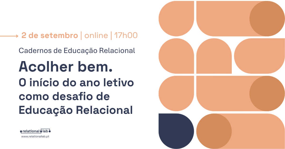 Lançamento do Caderno de Educação Relacional "Acolher Bem"